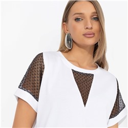 Футболка комбинированная, Всегда нарядна (extra)