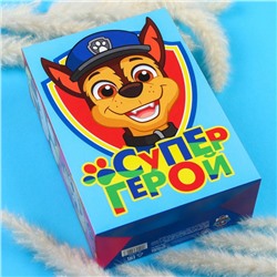 Коробка складная "Супер герой", 16х 23х7,5 см, PAW PATROL