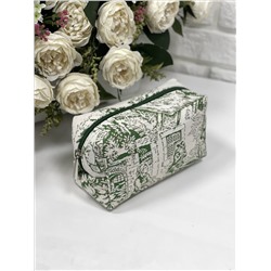 1042 Косметичка Туаль Зеленый 15х10х7см 2105986