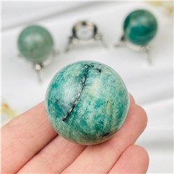 Радуга Самоцветов Шар из Амазонита на подставке