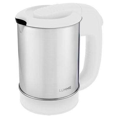 Чайник LUMME LU-155 700Вт обьем 0,5л нерж Белый жемчуг (16)