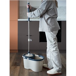 Швабра с ведром и центрифугой Cleanup, 7 л.