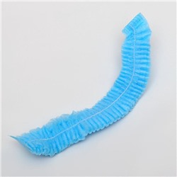 Шапочка медицинская Шарлотта 10 г/м голубая р-р 54-65 см спанбонд 100 шт./уп