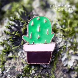 Значок Кактус ECHINOPSIS (Эхинопсис, Брошь)