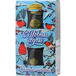 Конфуций. Новый год. Набор Чайная пара. Веселые снегири 105 гр. карт.упаковка