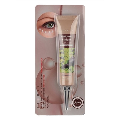 Jigott Крем для кожи вокруг глаз с коллагеном и экстрактом черной улитки / Black snail + Collagen Eye Cream, 40 мл