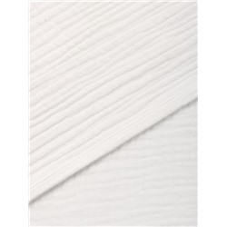 Полотенце-уголок муслиновый Крошка Я, 75×75 см, 100% хлопок, 120 г/м², белое