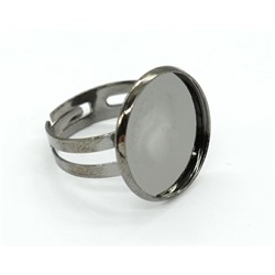 Основа для кольца 18мм черная