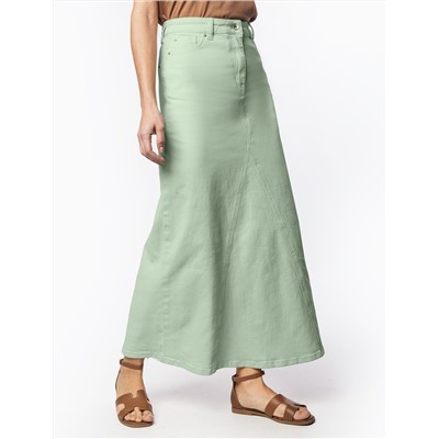 Юбка из денима с эластаном