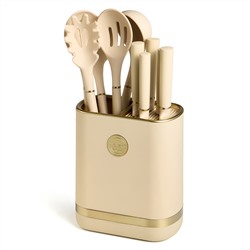 НАБОР AGNESS ИЗ 11ПР: 5 НОЖЕЙ,ПОДСТАВКА,ПОЛОВНИК,ЛОЖКА,ЛОПАТКА,ШУМОВКА,ЛОЖКА ДЛЯ СПАГЕТТИ