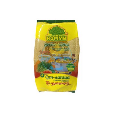 Суп-Лапша с куринным бульоном и зеленью яичная 100гр, Кемми