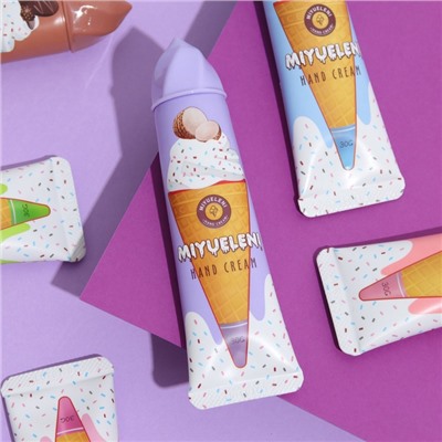 УЦЕНКА Крем для рук «Кокос с мороженым» увлажняющий, 30 мл