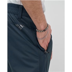 Брюки утепленный мужской зимние спортивные темно-серого цвета 2211-1TC