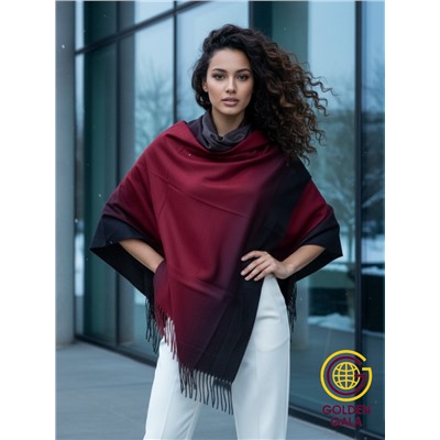 Палантин теплый из кашемира с переходом цвета Арт 2323/7