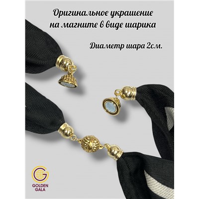 Платок на шею с украшением Артикул 2455/24