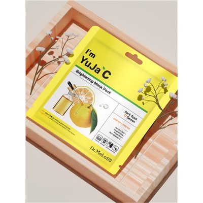 Dr.MeLoSo Тканевая маска для лица с витамином C / I'm Yuja C Brightening Mask, 25 мл