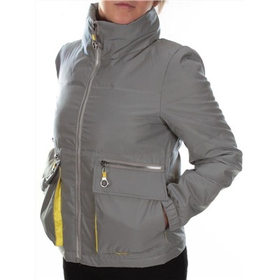 3008 GRAY Куртка демисезонная женская MOKI