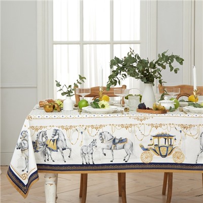 Скатерть Этель Classic 150×110 см +/-3 см с ВГМО, 100% хлопок, саржа 190 г/м²