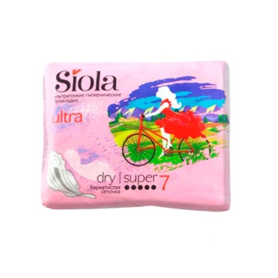 Прокладки* гигиенические Super Dry 7шт NEW SIOLA Ultra