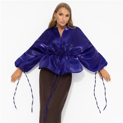 Жакет эффектный, Вершина восхищения (синий)