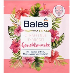 Balea Maske Hibiskus Hydrogel Балеа Маска с экстрактом гибискуса, морской водой и гиалуроном для интенсивного увлажнения 1 шт.