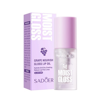 Питающие масло для губ с виноградом SADOER Grape Nourish Gloss Lip Oil, 4.5 гр