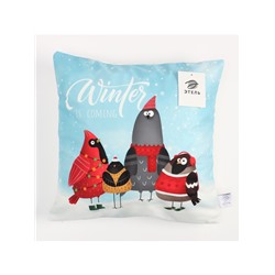 Наволочка декоративная новогодняя «Этель. Winter», 40×40 см, велюр