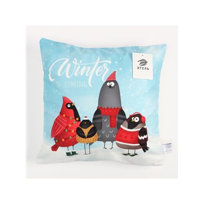 Наволочка декоративная новогодняя «Этель. Winter», 40×40 см, велюр