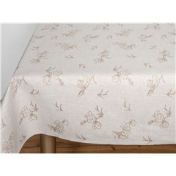 24С3-ШР  Скатерть 152*250 "Колокольчики" цв. 3 рис. 288  серый