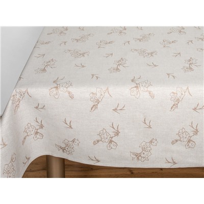 24С3-ШР  Скатерть 152*250 "Колокольчики" цв. 3 рис. 288  серый