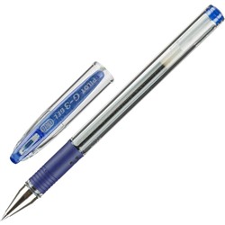 Ручка гелевая Pilot G3, узел 0.38 мм, чернила синие, комфортный держатель, ультратонкое письмо