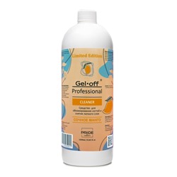 Средство для обезжиривания ногтей и снятия липкого слоя GEL-OFF CLEANER «Сочное манго», 1000 мл