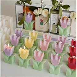 Свеча ароматическая "ТЮЛЬПАН" в коробке, 70 гр.