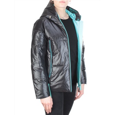 8278 BLACK Куртка демисезонная женская BAOFANI (100 гр. синтепон)