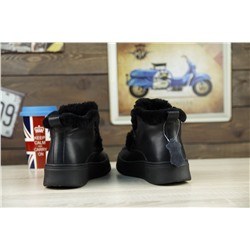 Зимние ботинки из натуральной мягкой кожи