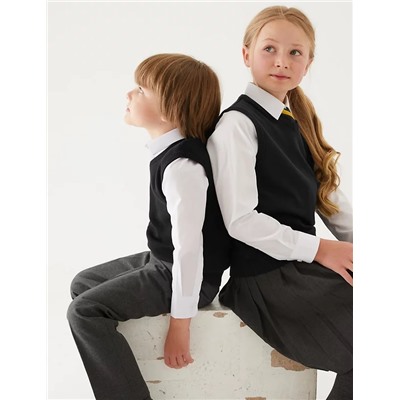 Unisex Cotton Rich School Tank Top (3-16 Yrs)