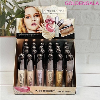 Полупрозрачный блеск для губ мерцающий KISS Beauty Арт 70057/5