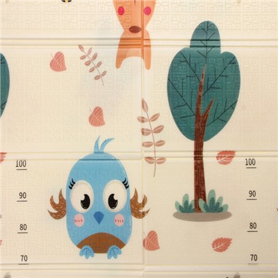 Коврик игровой 150*180*0,8 см Звери 2