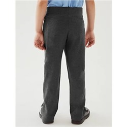 Girls' Regular Leg Knitted School Trousers (2-16 Yrs)