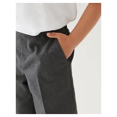 2pk Boys' Plus Fit Easy Dressing School Shorts (3-14 Yrs)