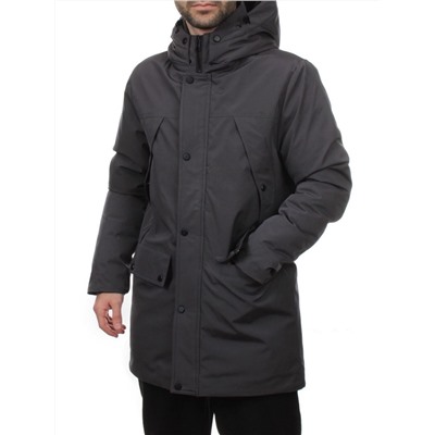 8893 DK. GRAY Куртка мужская зимняя облегченная (130 гр. холлофайбер)