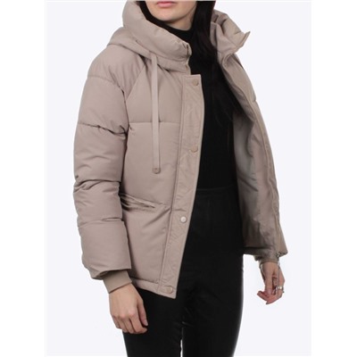 A2301 DK. BEIGE Куртка зимняя женская (150 гр. холлофайбер)