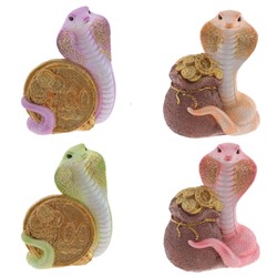 Копилка "Змея", L8,5 W6 H10,5 см, 4в.