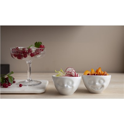 Набор чаш Laughing & Tasty, 100 мл, белый, 2 шт.