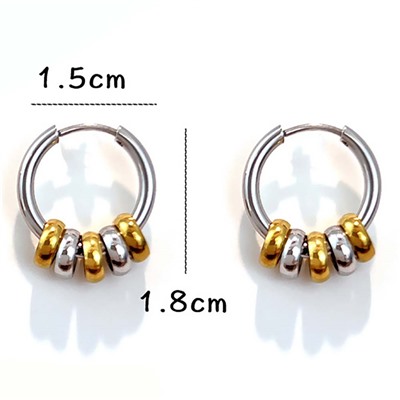 Серьги с замком кольцо арт. 13 5042 (id 289985)