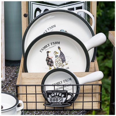 САЛАТНИК С РУЧКОЙ LEFARD "FAMILY FARM" 800 МЛ 27*20*5 СМ (КОР=12ШТ.)