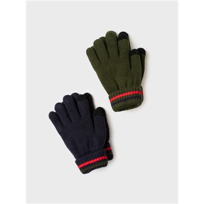 Перчатки для мальчика, 2 пары в комплекте