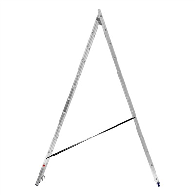 Лестница, 2 х 13 ступеней, алюминиевая, двухсекционная, Сибртех