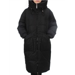 8819 BLACK Пальто зимнее женское (холлофайбер 200 гр.)