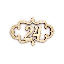 Номер на дверь 24